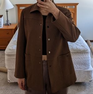 NWT Vintage 90s Brown Shacket